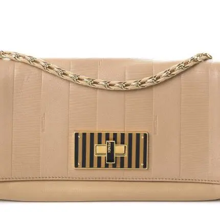 Fendi Pequin Shoulder Bag
