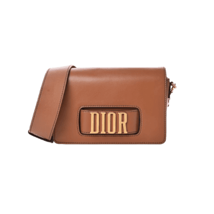 Christian Dior Smooth Calfskin Dio(r)evolution Flap Bag Tan