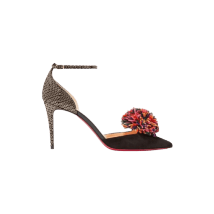 Christian Louboutin Tsarou Suede PomPom Pumps