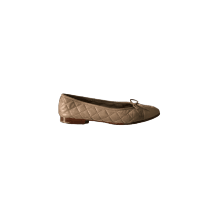 Chanel CC Toe Brown Ballerinas