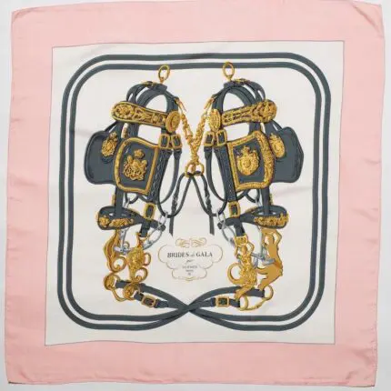 Hermes Limited Edition Brides De Gala Satin Scarf
