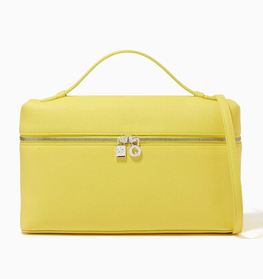 Yellow leather bag Extra Pocket L27
